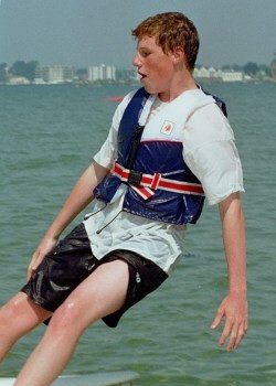 Windsurfing in wet clothes is refreshing fun!